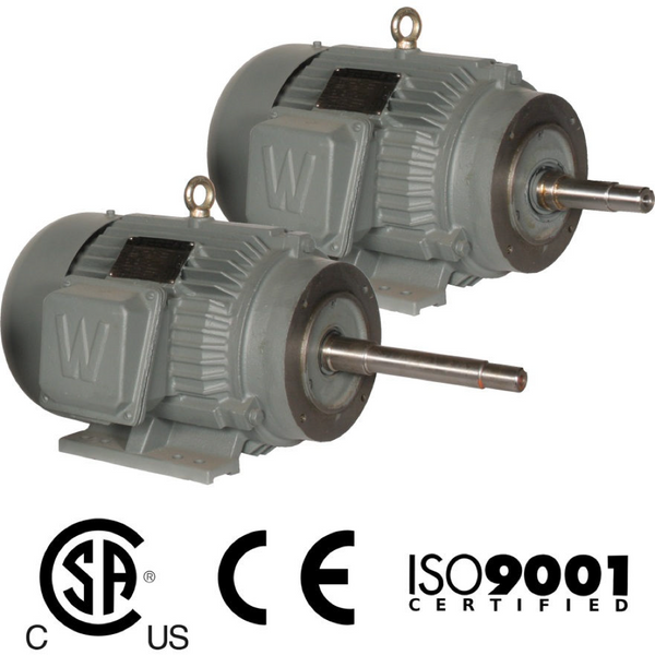 15HP/3600/208-230/460 Motor  Frame 215JP Close Coupled Pump Motors